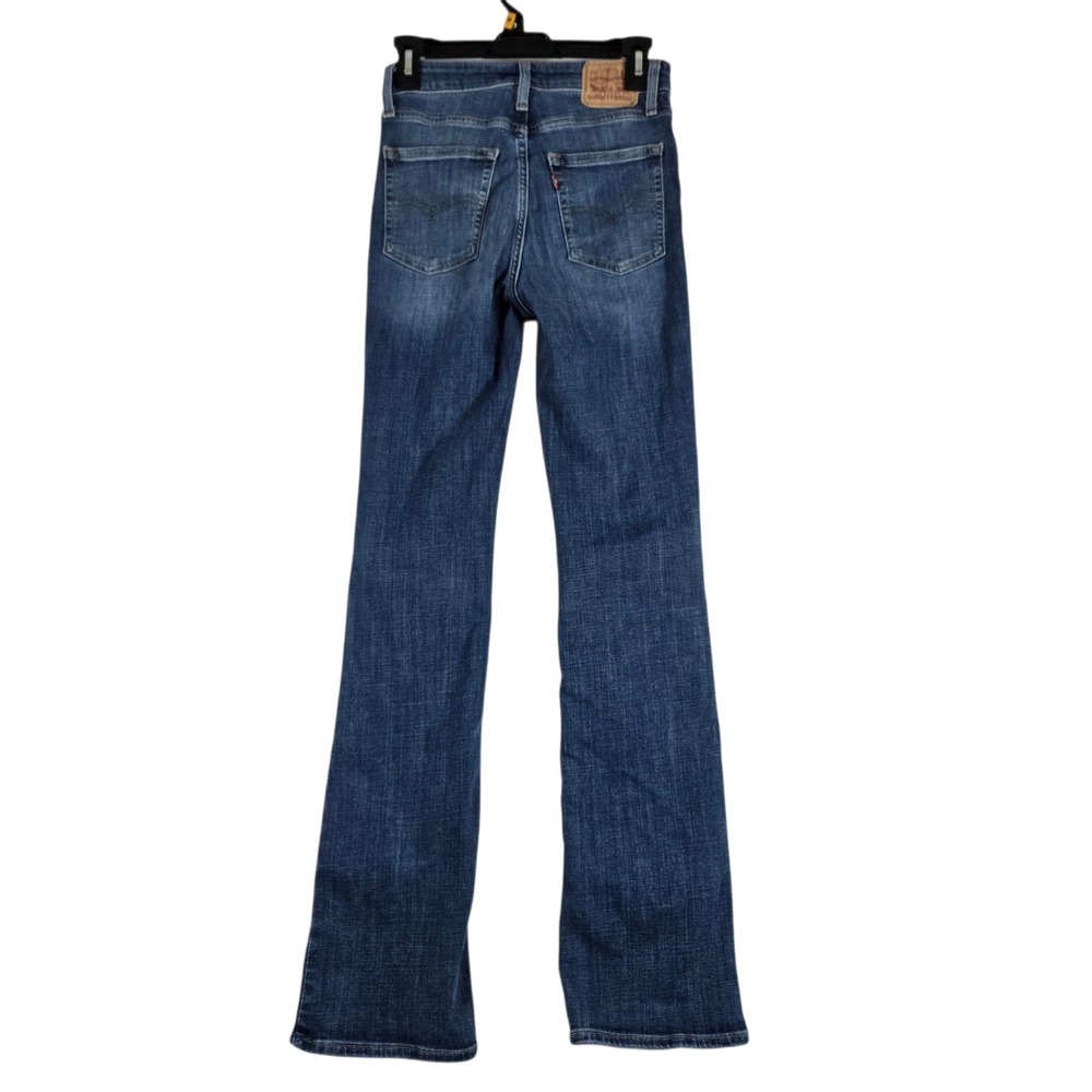 Levi's 725 High Rise Bootcut Blue Jeans Womens 27 Medium Wash Denim - Picture 8 of 9